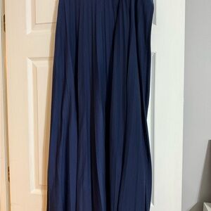 Maison Jules Deep Blue Maxi Skirt, size XL